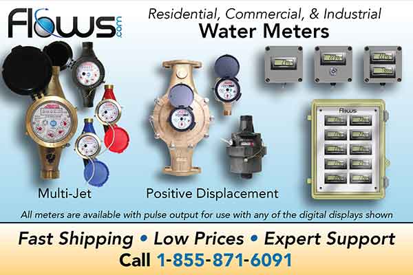 All systems come pre-programmed Residential Water Meters and Digital Displays