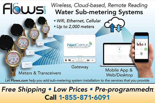 All systems come pre-programmed Wireless Water Sub-metering Systems